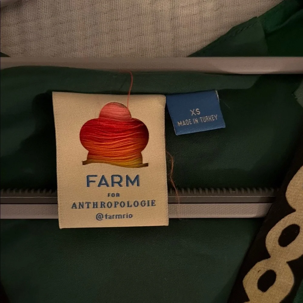 FARM Rio Green Maxi Dress with Floral Design - Picture 2 of 4